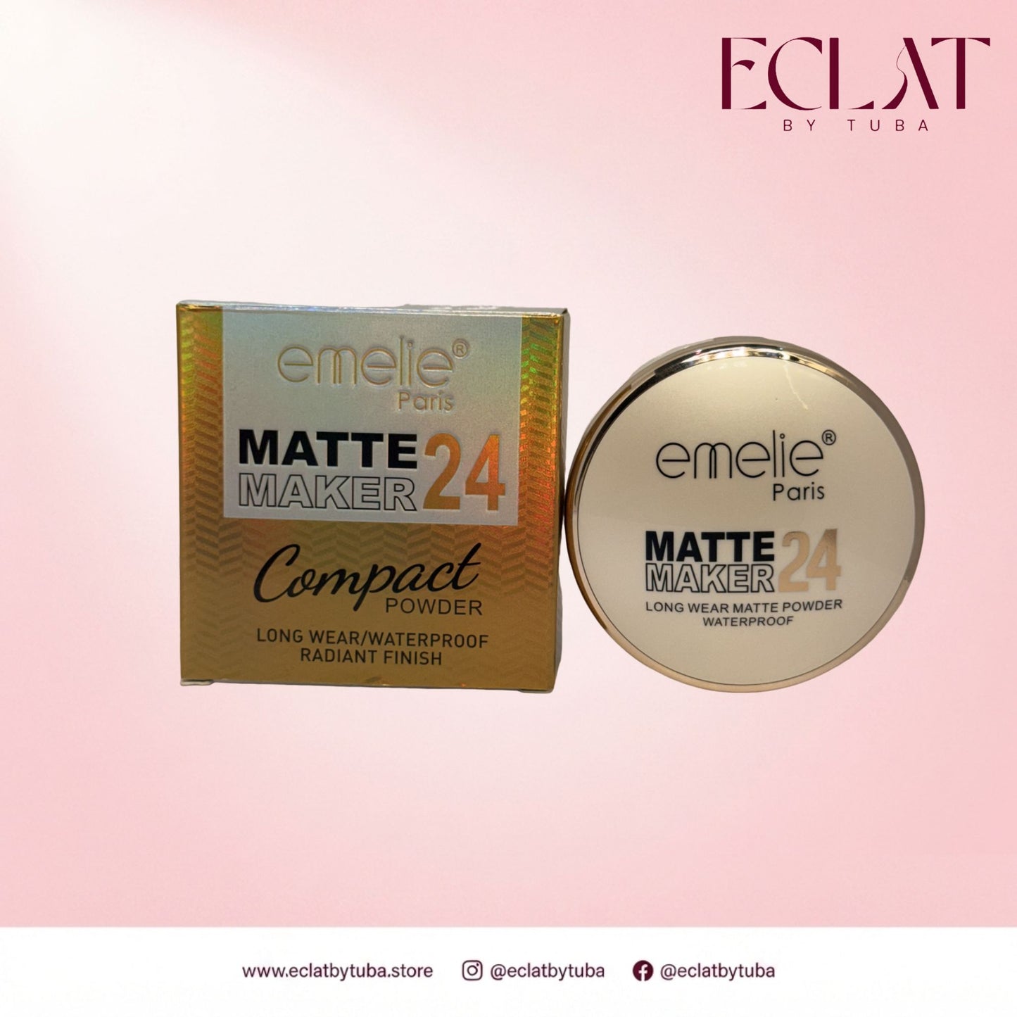 Emelie Matte Compact Powder