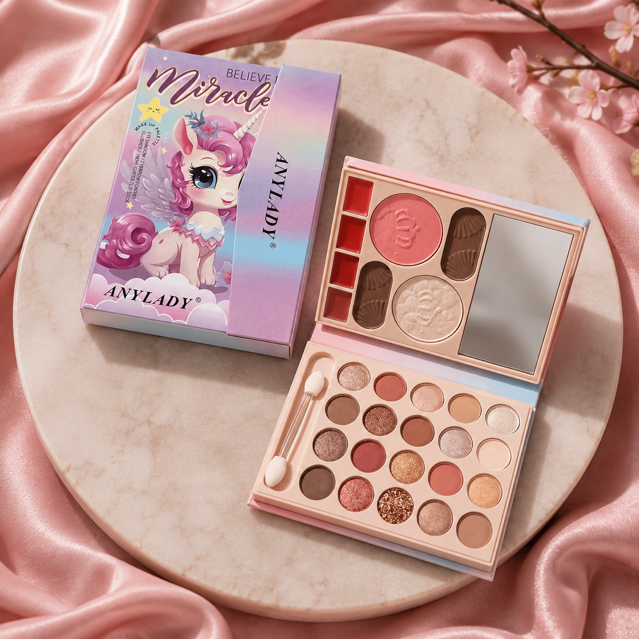 Anylady Eyeshadow, Blush & Lip Gloss Palette