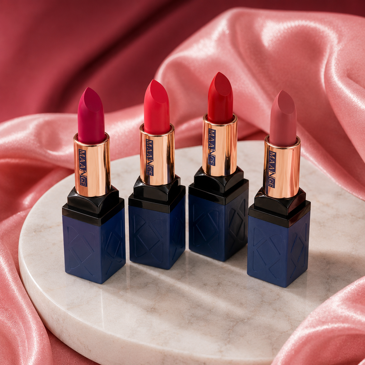 5-Shade Long-Lasting Lipstick Set