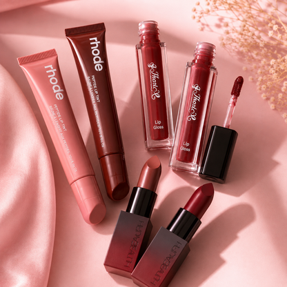 6-Piece Lip Tint, Gloss & Lipstick Bundle