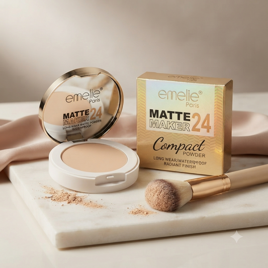 Emelie Matte Compact Powder