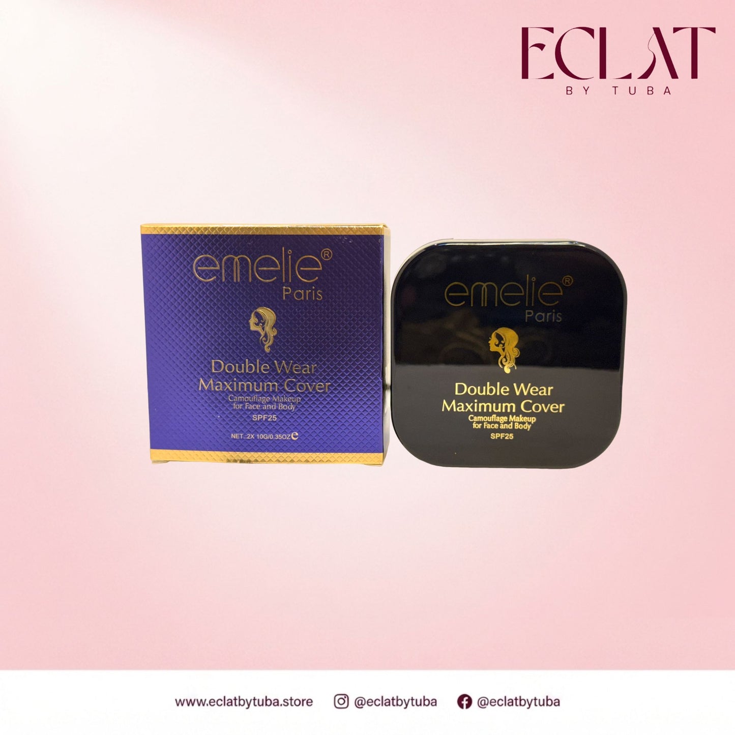 Emelie Double Wear Face Powder