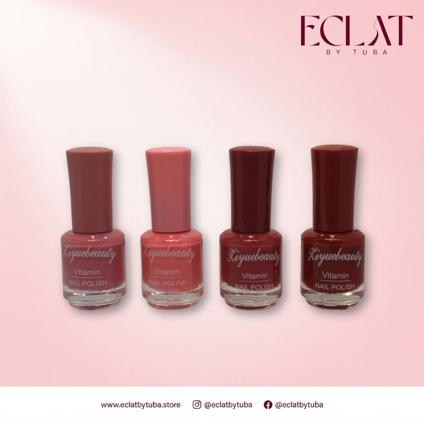 Nail Polish (Nude) Pack of 4